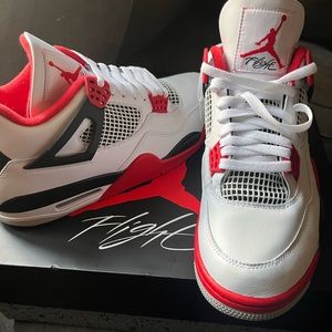 Size 10.5 - Jordan 4 Retro OG Fire Red 2020